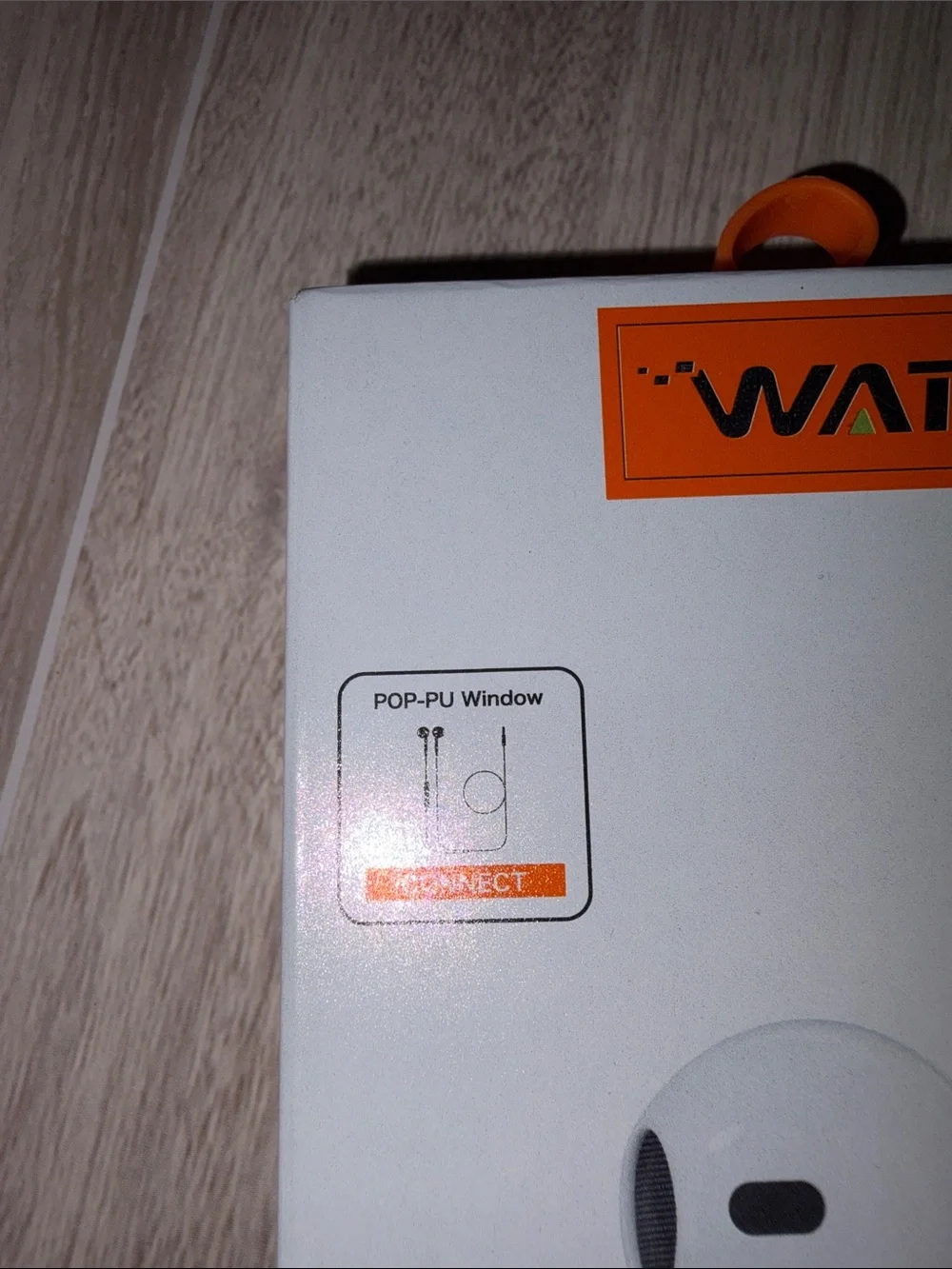 W-10 White Pop-Up Earphones with Lightning Connector